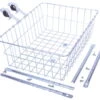 Wald 1393 Grote Mand Voor Montage Op Voorwiel - Zilver -Topeak Winkel 0020521 wald 1392 large basket silver
