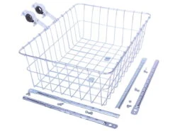 Wald 1393 Grote Mand Voor Montage Op Voorwiel - Zilver -Topeak Winkel 0020521 wald 1392 large basket silvermwmHpxUKUvXny