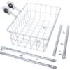 Wald 1372 Medium Mand Voor Montage Op Voorwiel - Zilver -Topeak Winkel 1372 medium korb fuer vorderradmontage silber 158756