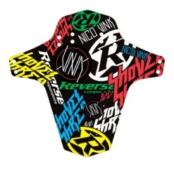 Reverse Nico Vink Stickerbomb Spatbord - Meerkleurig