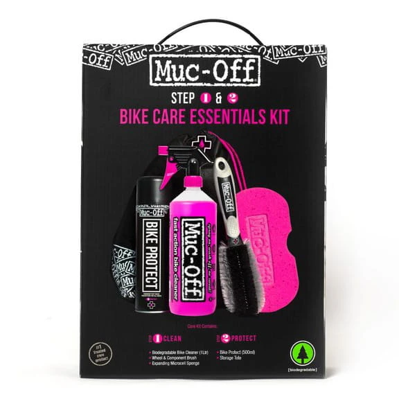 Muc-Off Essentials Kit Reinigingsset 3 Muc-Off Essentials Kit Reinigingsset