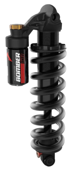 Marzocchi Bomber CR Performance Trunnion Steel Muffler 205x60 Mm - Zwart