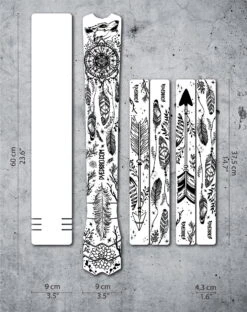 Dyedbro Dream Catcher Framebeschermingskit - Zwart Mat