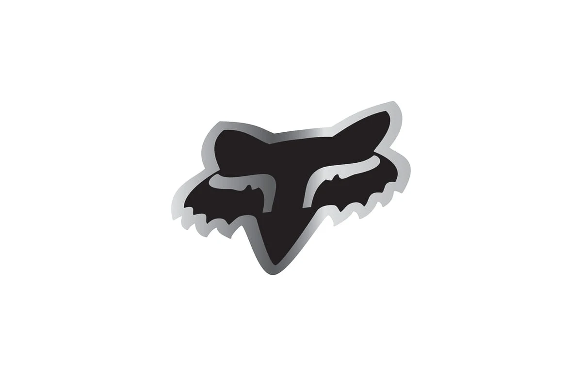 Fox Racing FOX HEAD Sticker - 7'' - Chroom 3 Fox Racing FOX HEAD Sticker - 7'' - Chroom