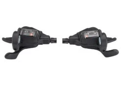 MICROSHIFT Mezzo Duimschakelset 3x8 Versnellingen - Zwart