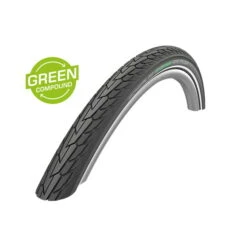 Schwalbe Road Cruiser Clincher Band - 28x1.75 Inch - K-Guard - GC - Reflecterende Strepen - Zwart