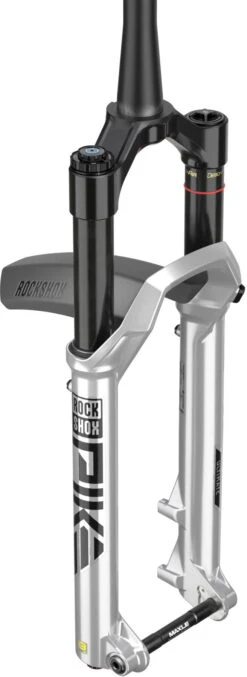 Rock-shox Pike Ultimate Debon Air+ RC2 - 29 Inch - 120 Mm Veerweg, Taps Toelopend, 44 Mm Offset - Zilver -Topeak Winkel rockshox pike ultimate my23 1 18xINcL5uwL3gO