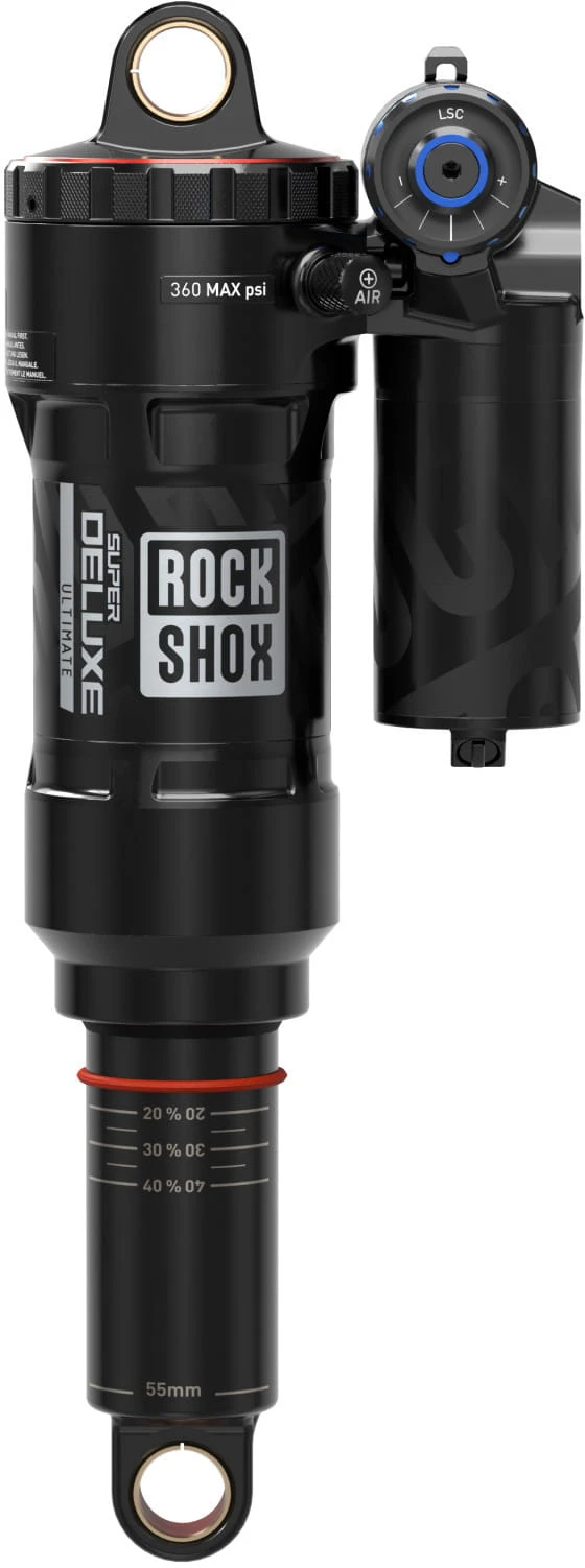 Rock-shox Super Deluxe Ultimate Debon Air+ RC2T, 230x57,5 Mm Standaard/Standaard - Zwart 6 Rock-shox Super Deluxe Ultimate Debon Air+ RC2T, 230x57,5 Mm Standaard/Standaard - Zwart - Afbeelding 4