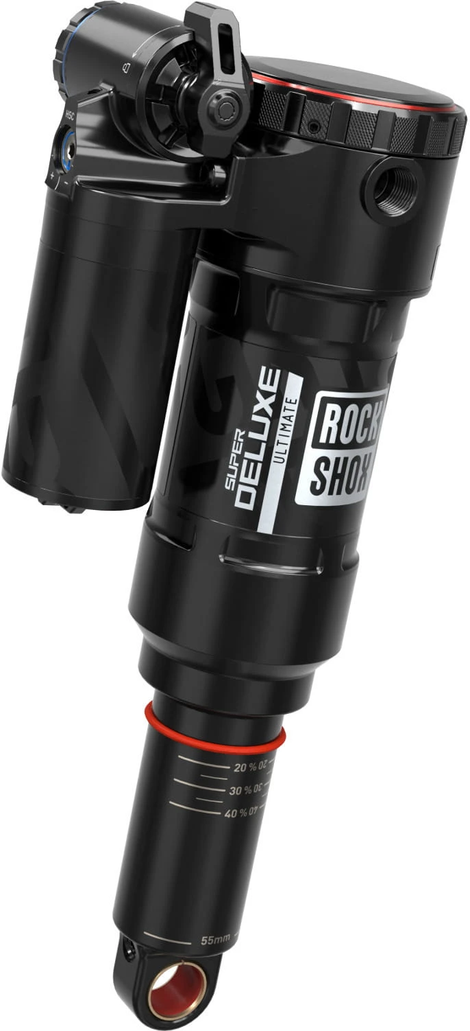 Rock-shox Super Deluxe Ultimate Debon Air+ RC2T, 165x45 Mm Trunnion/Standard - Zwart 3 Rock-shox Super Deluxe Ultimate Debon Air+ RC2T, 165x45 Mm Trunnion/Standard - Zwart