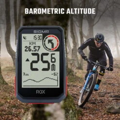 SIGMA SPORT ROX 4.0 GPS Computer HR Set -Topeak Winkel rox 40 black basic 2