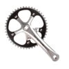 M-Wave Single Speed Crankset Zilver -Topeak Winkel single speed kurbelsatz silber 145264