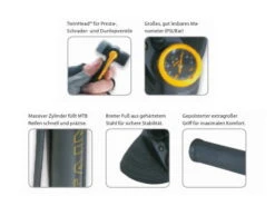 Topeak Joe Blaas Berg Vloerpomp -Topeak Winkel topeak joe blow mountain standpumpe 15071